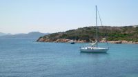 Foto di una barca a Caprera - La Maddalena (OT)