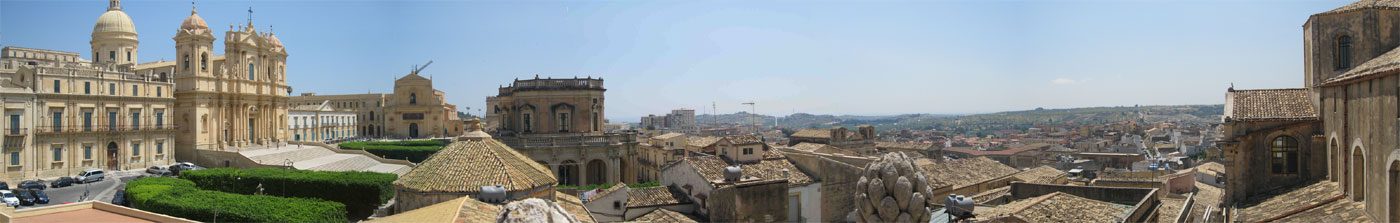 Veduta dei tetti di Noto