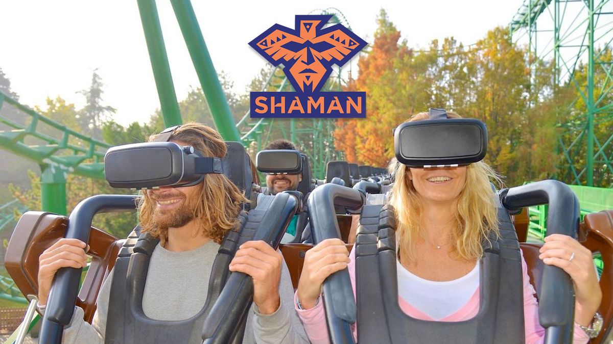 Foto da parchionline.it - Shaman, la montagna russa con la realtà virtuale - Castelnuovo del Garda (VR)
